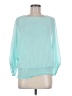 Veronica M. 100% Polyester Teal 3/4 Sleeve Blouse Size M - photo 1