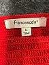 Francesca's 100% Cotton Hearts Red Short Sleeve Blouse Size L - photo 7