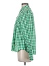 Boden 100% Cotton Checkered-gingham Green Long Sleeve Blouse Size 6 - photo 5