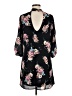City Triangles 100% Polyester Floral Black Casual Dress Size M - photo 2