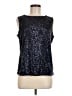 Talbots Silver Sleeveless Blouse Size M - photo 1