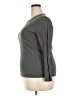 Talbots 100% Cotton Gray Long Sleeve Top Size XL - photo 5