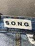 S.O.N.G. 100% Cotton Hearts Blue Jeans Size 3 - photo 7
