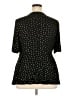 Lane Bryant Stars Black Short Sleeve Blouse Size 18 - 20 Plus - photo 2