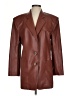 Nanushka Brown Leather Jacket Size XS - photo 1