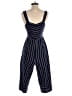 New Look 100% Polyester Stripes Blue Jumpsuit Size 2 - photo 2