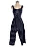 New Look 100% Polyester Stripes Blue Jumpsuit Size 2 - photo 1