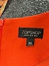 Topshop Orange Short Sleeve Top Size 8 - photo 7