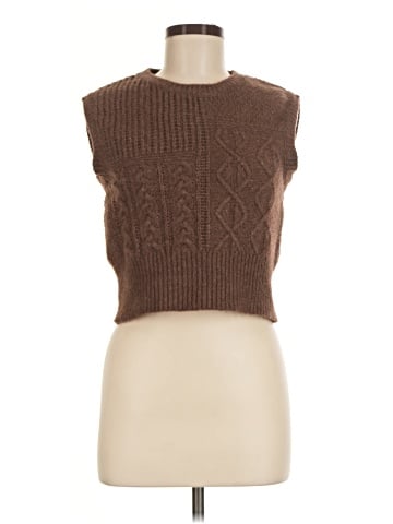 Pink Rose Sweater Vest (view 1)