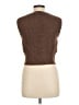 Pink Rose Brown Sweater Vest Size M - photo 2