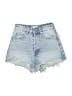 Zara Blue Denim Shorts Size 0 - photo 1