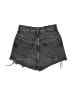 Zara Gray Denim Shorts Size 0 - photo 2