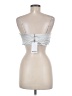 Bershka Silver Sleeveless Top Size M - photo 2