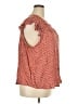 Knox Rose 100% Rayon Red Short Sleeve Blouse Size 2X - photo 4