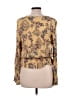 Easel 100% Rayon Gold Long Sleeve Blouse Size L - photo 2