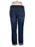 Eddie Bauer Solid Blue Jeans Size 14 - photo 2
