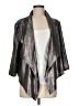 Nina Leonard Metallic Silver Jacket Size M - photo 1