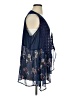 Self Esteem 100% Polyester Blue Kimono Size 1X - photo 4