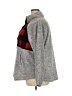Maurices 100% Polyester Plaid Gray Pullover Sweater Size 2X - photo 5