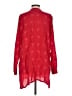 Johnny Was 100% Rayon Red Long Sleeve Blouse Size S - photo 2