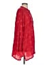 Johnny Was 100% Rayon Red Long Sleeve Blouse Size S - photo 4