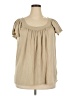 Downeast Tan Short Sleeve Blouse Size XXL - photo 1