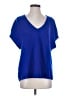 Vince. 100% Cashmere Solid Blue Poncho Size XS - photo 1
