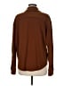 DONNI Solid Brown Long Sleeve Button-Down Shirt Size M - photo 2