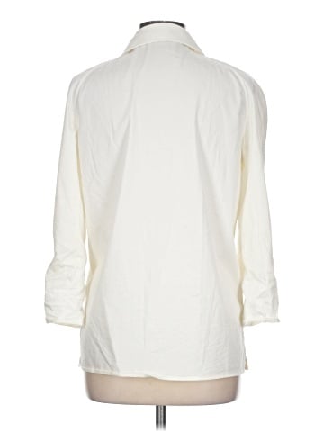 Naeem Khan 3/4 Sleeve Button-Down Shirt (view 2)