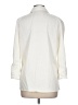 Naeem Khan 100% Cotton Ivory 3/4 Sleeve Button-Down Shirt Size 12 - photo 2