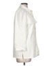 Naeem Khan 100% Cotton Ivory 3/4 Sleeve Button-Down Shirt Size 12 - photo 4
