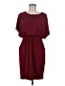 En Focus Studio Solid Burgundy Casual Dress Size 6 - photo 1