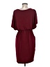 En Focus Studio Solid Burgundy Casual Dress Size 6 - photo 2