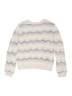 Splendid Chevron-herringbone Ivory Pullover Sweater Size 8 - photo 2