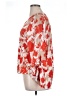 West Kei 100% Polyester Orange 3/4 Sleeve Blouse Size XL - photo 5