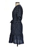 Bebop Polka Dots Blue Casual Dress Size S - photo 5