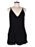 Divided by H&M 100% Viscose Solid Black Romper Size 8 - photo 1