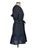 Bebop Polka Dots Blue Casual Dress Size S - photo 4