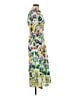 Zara Print White Ivory Casual Dress Size M - photo 4