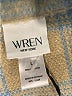 wren 100% Polyester Plaid Gray Coat Size L - photo 6