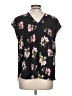 DR2 100% Polyester Black Short Sleeve Blouse Size L - photo 2