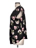 DR2 100% Polyester Black Short Sleeve Blouse Size L - photo 5