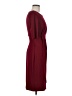 Connected Apparel Solid Burgundy Cocktail Dress Size 6 - photo 4