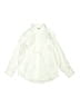 Lands' End 100% Cotton Solid Ivory Long Sleeve Button-Down Shirt Size 6 - photo 1
