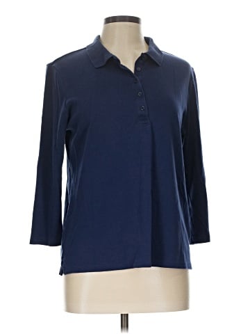 Lands' End Long Sleeve Polo (view 1)