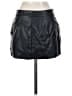 Superdown 100% Polyurethane Black Faux Leather Skirt Size XS - photo 2
