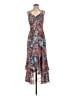 Hutch 100% Polyester Paisley Red Cocktail Dress Size 4 - photo 1