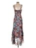 Hutch 100% Polyester Paisley Red Cocktail Dress Size 4 - photo 2