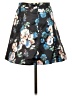 Karina Grimaldi 100% Polyester Floral Black Formal Skirt Size S - photo 2