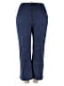 Lesley Evers Blue Casual Pants Size L - photo 1